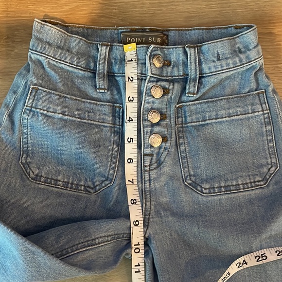 J. Crew Point Sur wide-leg crop jean in clean light wash sz 23P - Picture 6 of 12